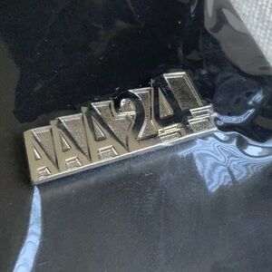 AAA24 silver collectible pin A24 pin